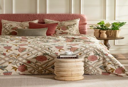 Refined Layers of Comfort: Sarita Handa's Eternal Charm Quilted Bedspread